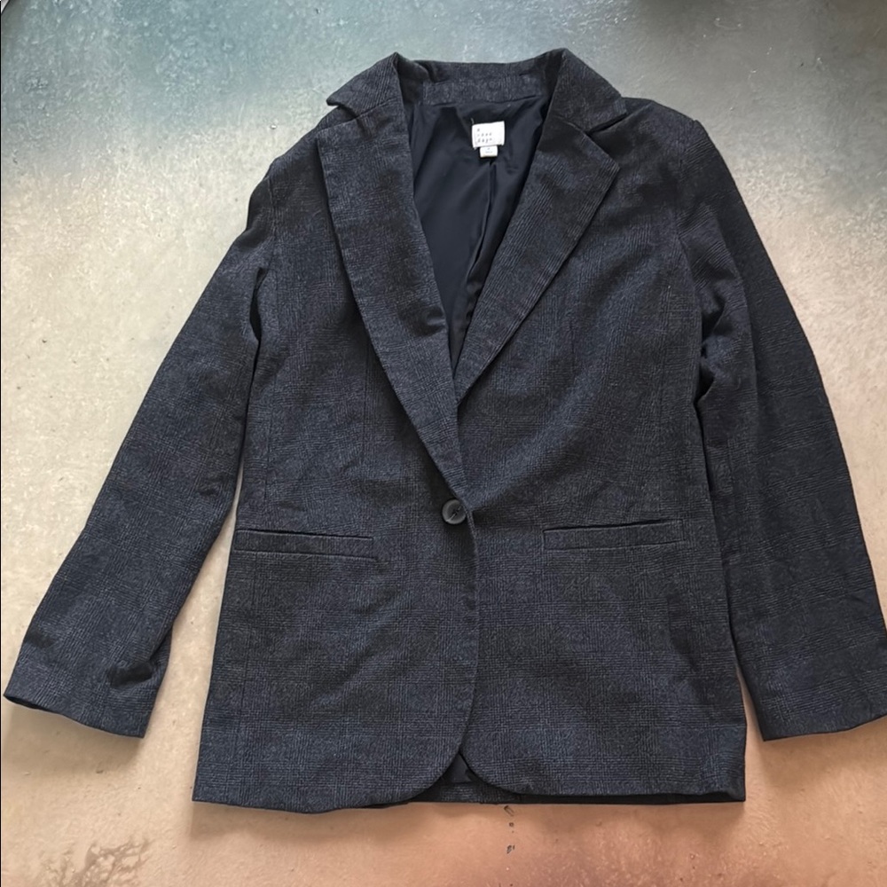 A New Day Women’s Black/Grey Blazer Size Small Business